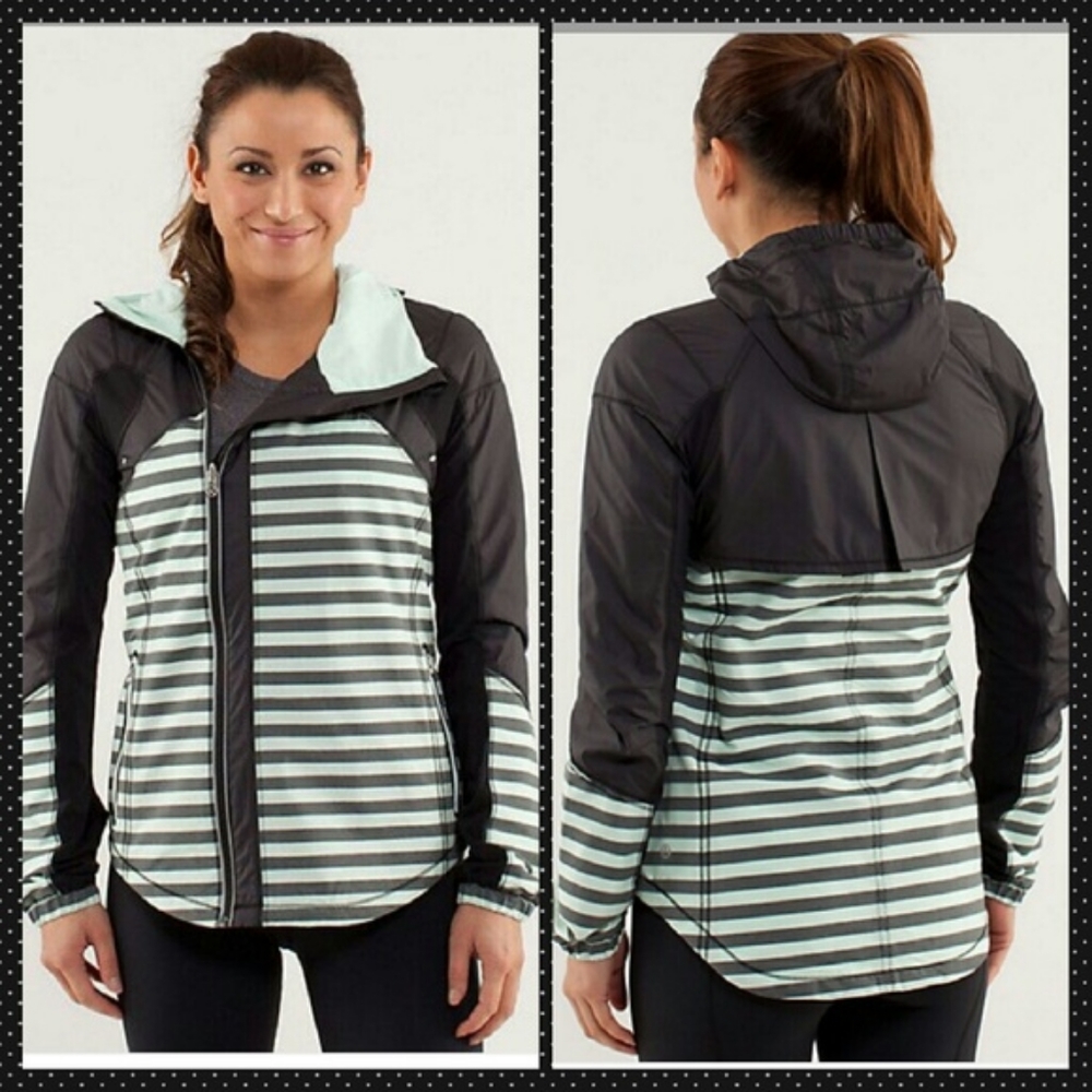 Lululemon Get Up & Glow Waterproof Jacket 8